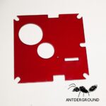 Couverture rouge pour 10 x 10 champignons + éponge