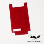 Red cover for queen ant nest