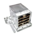 Fourmilière verticale de bois et méthacrylate (+couverture Rouge)