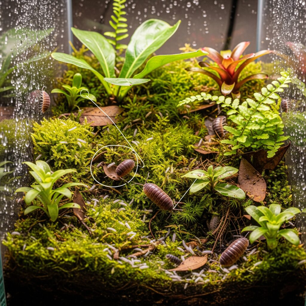 Detritívoros para terrarios bioactivos guía esencial isopodos colembolos y mas